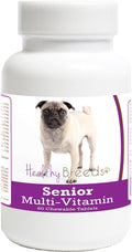 Healthy Breeds Multivitamínico para Perros Senior Pug 60 Comprimidos