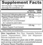 NusaPure Chrysin, 500mg, 60 Cápsulas Vegetales (No-GMO, Vegano)
