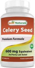 Best Naturals Celery Seed 600 mg, 180 Tablets