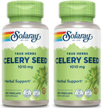 Solaray Semilla de Apio, 505mg, 100 Cápsulas Vegetales