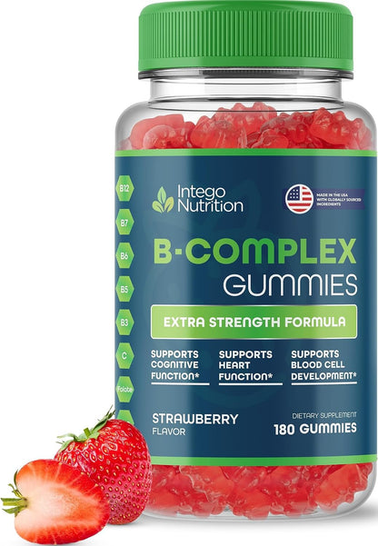 INTEGO NUTRITION Vitamin B Complex Gummies for Adults, B Complex Vitamin Supplement for Women and Men, B Vitamins Complex – Image 7