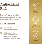 Solgar Vitamina E 200 UI Alfa - 100 Cápsulas Blandas Naturales