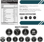Triquetra Health Comprimidos ecológicos de espirulina y clorela – 120 Comprimidos
