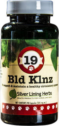 19 BLD Klnz - Apoyo Herbal para Valores Sanguíneos Normales en Perros - Ayuda a Mantener la Salud del Sistema Circulatorio - 90 Cápsulas
