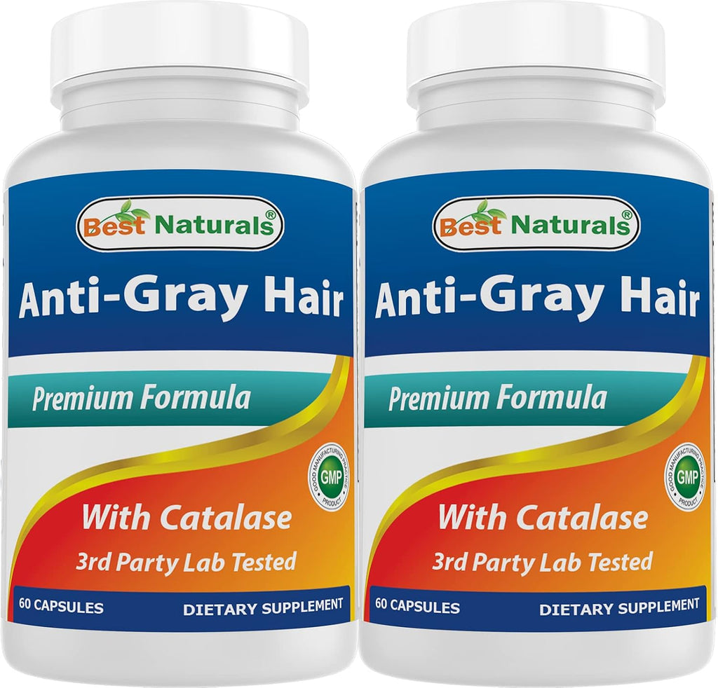 Best Naturals Anti Gray Hair Formula, 60 cápsulas