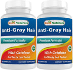Best Naturals Anti Gray Hair Formula, 60 cápsulas