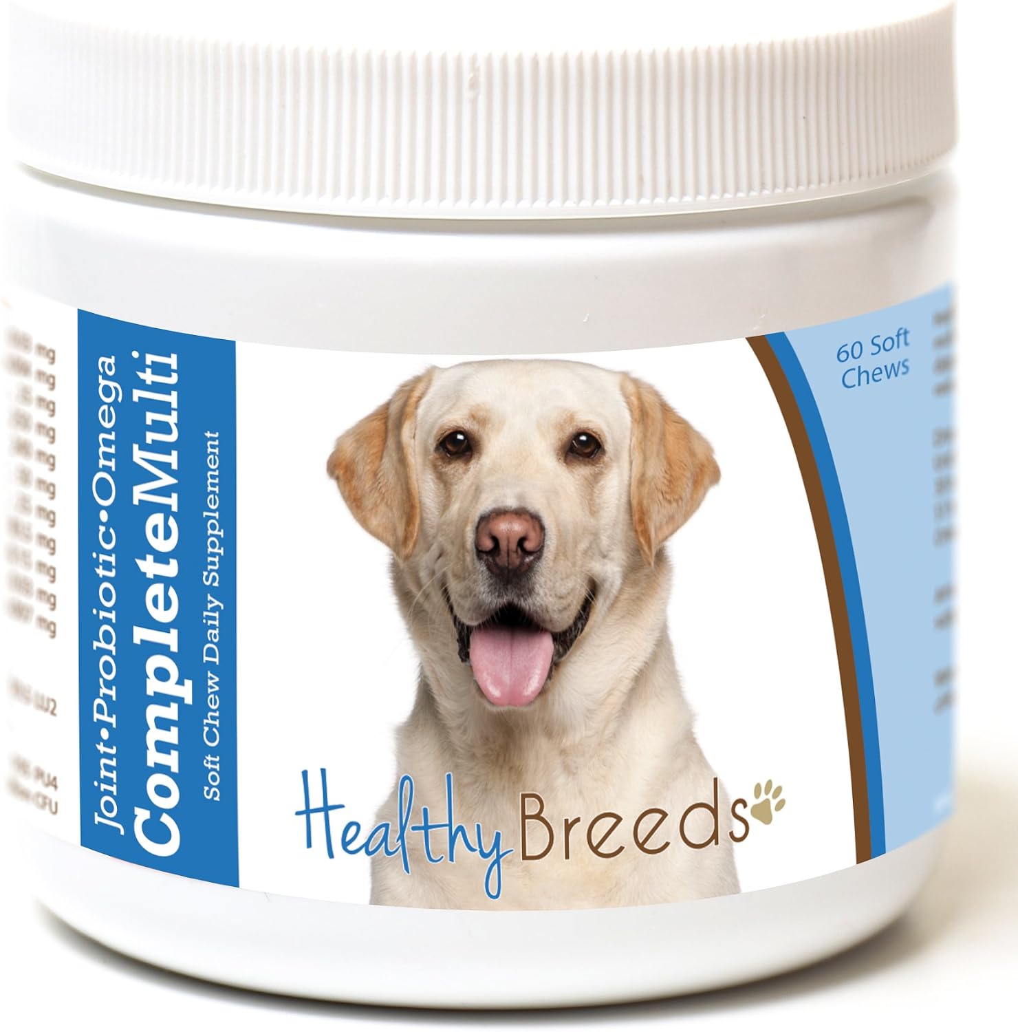 Healthy Breeds Labrador Retriever Multivitamínico Completo Masticable Blando 60 unidades