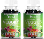 VITINITY Super Greens Multivitamin Gummies - Gominolas Multivitamínicas con 30 Superalimentos