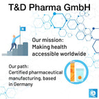 T&D Multivitamínico Alemán 10 Vitaminas - 40 Comprimidos Efervescentes Veganos - Sabor Naranja - Hecho en Alemania