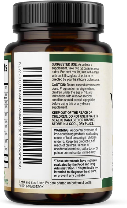 Nature's Nutrition Multivitamínico para – Calcio: necesario para el mantenimiento de los huesos y el – Image 8