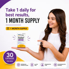 Rising Health RisaQuad™ Probiotic Capsules – 40 mg (8 Billion CFU+) Proprietary Blend for Digestive & Gut Health | Shelf Stable - 30 Capsules
