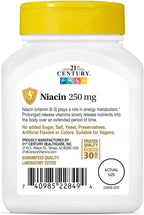 21st Century Niacina 250 mg – 110 Comprimidos (Paquete de 2)