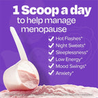 Cystex Menopause Support Powder - Mezcla en polvo con electrolitos para el apoyo diario durante la menopausia - Sabor a bayas - 15 porciones