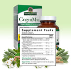 Nature's Answer CogniMax 1330 mg - 60 Cápsulas - Apoyo para la Memoria y Concentración