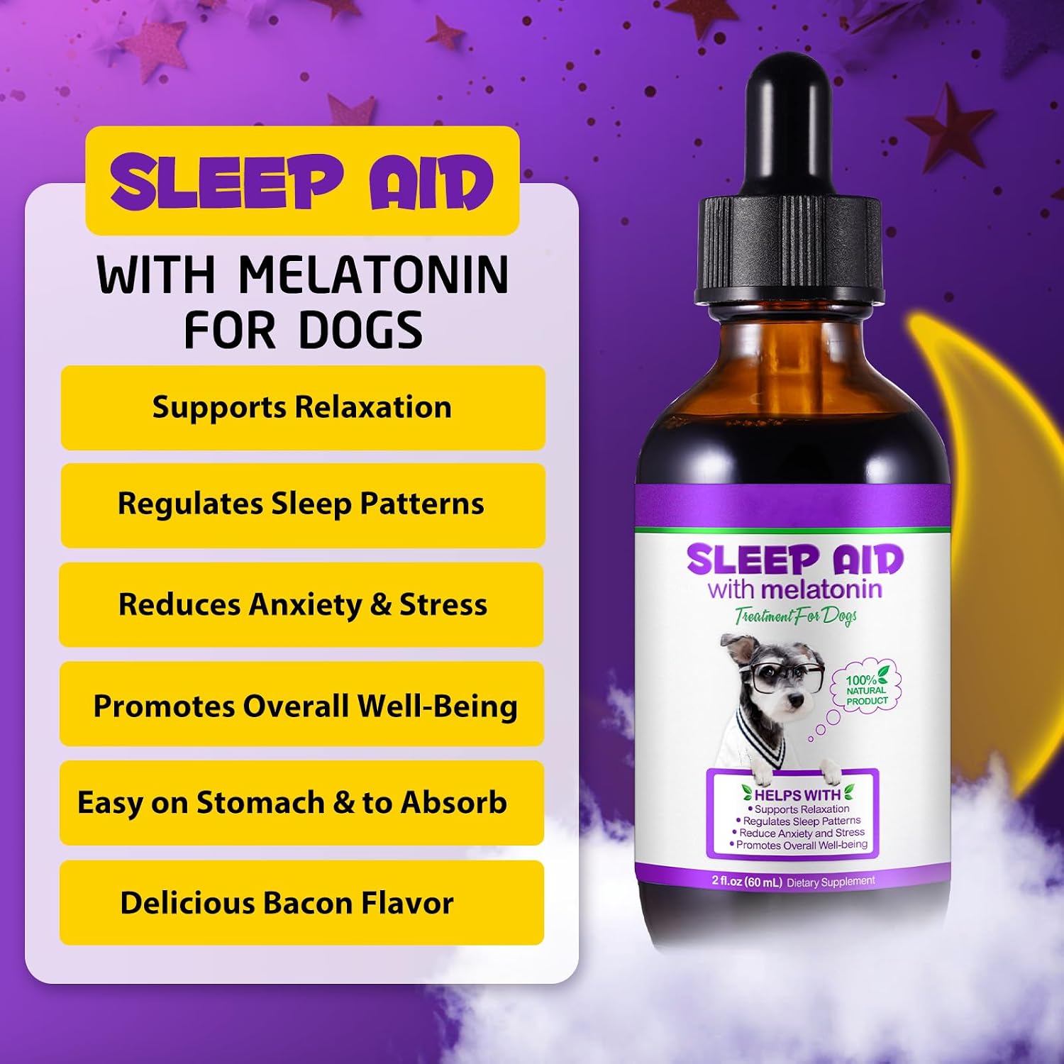 Melatonina Líquida para Perros - Apoyo a la Relajación y Reducción de la Ansiedad