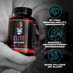 Gorilla Mind Elite Multi-Vitamin (180 Cápsulas) – Multivitamínico Diario con 27 Nutrientes para un Rendimiento Óptimo