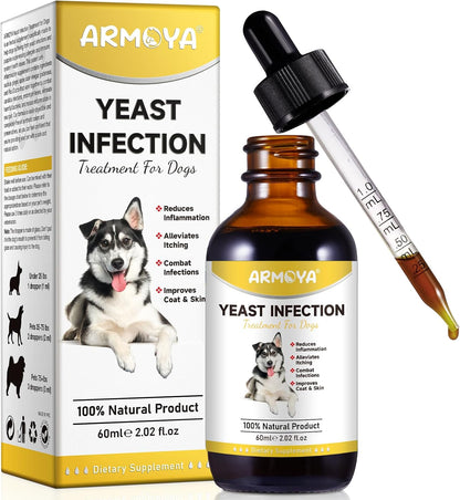 Tratamiento Natural contra la Levadura para Perros - Ayuda a Aliviar el Picor y la Inflamación - Complemento Herbal - 2 Oz – Image 9