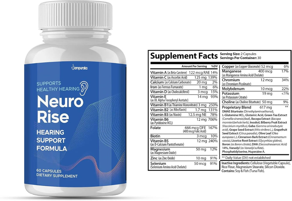 Neuro Rise Advance New Formula - 2 Packs 60 Days