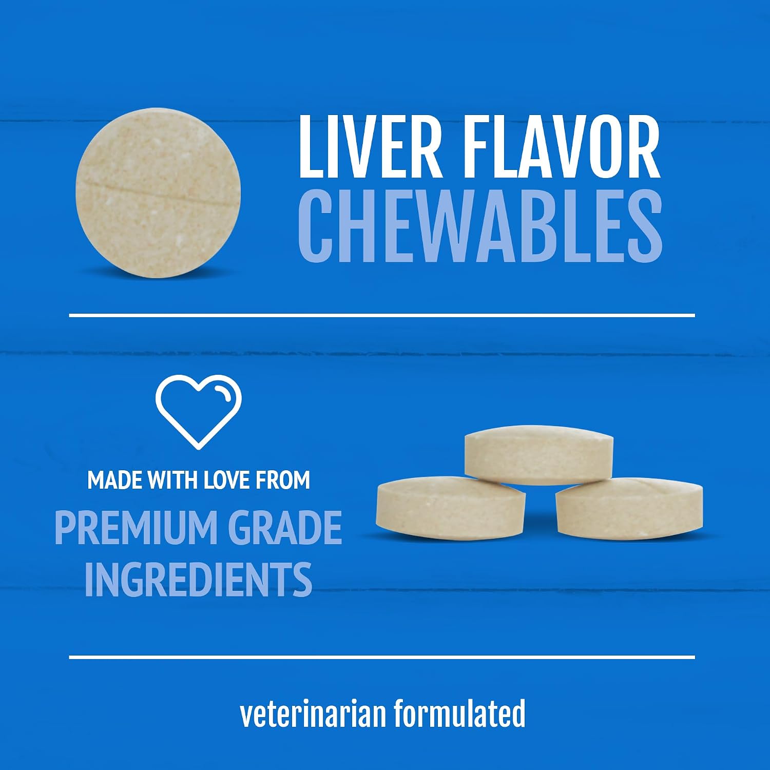 Petnc Adult Multi Chewables Multivitamin for Dogs, 75 Count, Liver Flavor