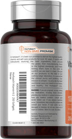 Horbäach Vitamina K2 MK7 100 mcg | 250 Cápsulas Blandas | Suplemento No-GMO Sin Gluten