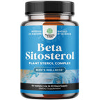 Complejo de Esteroles Vegetales con Beta-Sitosterol - 500 mg de Beta-Sitosterol y Esteroles - Suplemento para la Salud del Corrobón y la Próstata - 30 Cápsulas