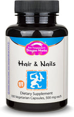 Dragon Herbs Hair and Nails, 100 Cápsulas (500 mg por cápsula)