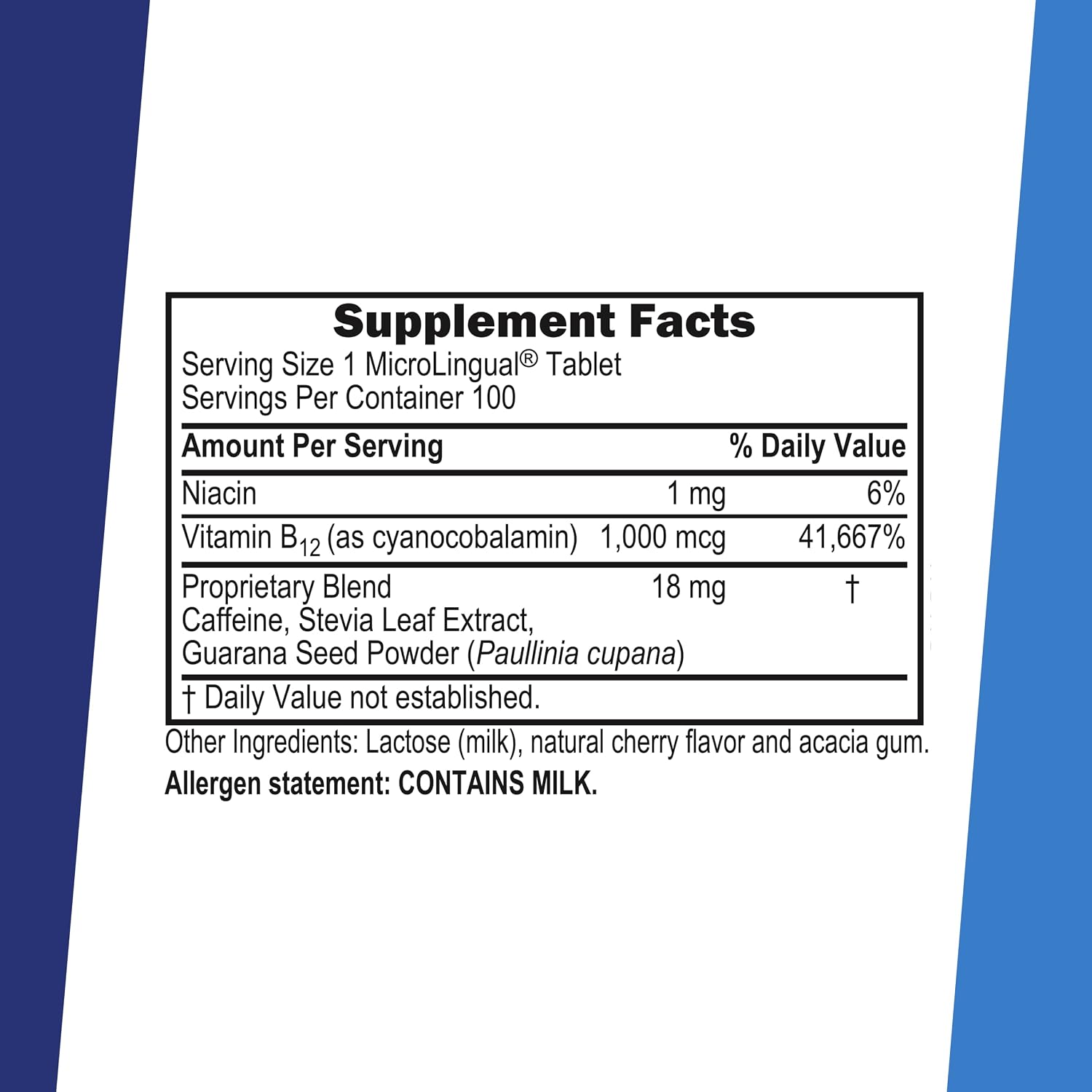 Superior Source NO Shot Quick Energy Burst B-12 1.000 mcg - Suplemento Premium para el Sistema Nervioso - Sin OGM y Sin Gluten - 100 tabletas MicroLingual de disolución instantánea