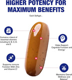 30-in-1 Multivitamínico para Adultos Mayores de 50 con Hierro - Antioxidantes