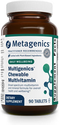 Metagenics Multigenics Multivitamínico Masticable - Sabor Naranja - 90 Comprimidos