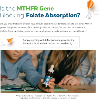 L-Metilfolato Orgánico para Niños + Metil – Equilibrio del estado de ánimo: Al apoyar la síntesis de – Image 8
