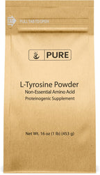 PURE ORIGINAL INGREDIENTS L-Tirosina en Polvo (227g) - Aminoácido No Esencial