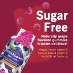 Ashwagandha Gummies 1000mg, 120 Count (2 Pack) – Organic Root Extract, Daily Adaptogen Gummies, Non-GMO, Sugar Free & Gluten Free