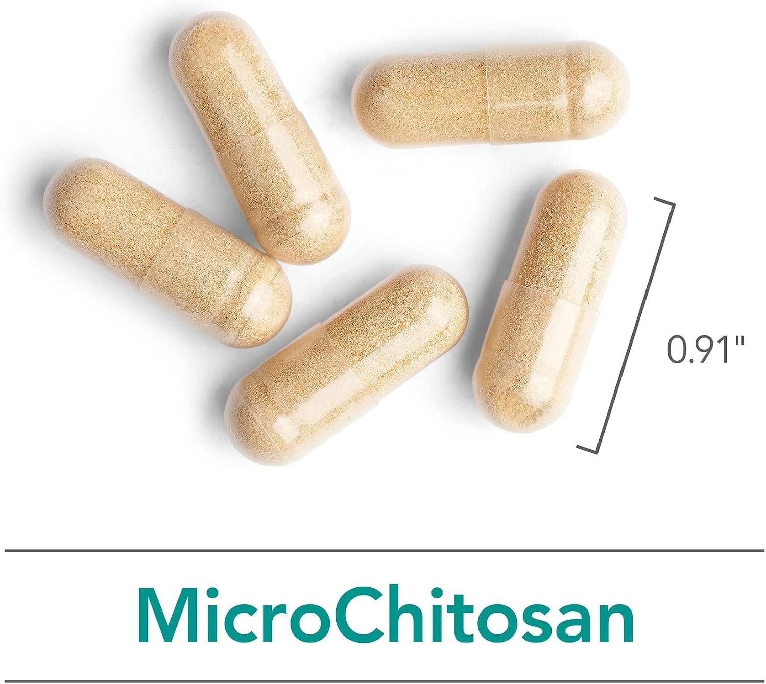 Nutricology MicroChitosan – Oligosacárido de Chitosán – 60 Cápsulas Veganas