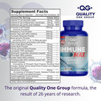 QUALITY ONE Immune Support Complex – Complejo de Apoyo Inmunológico con Vitamina C y Antioxidantes