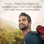 Garden of Life Organics Multivitamínico para Hombres con Apoyo a la Próstata, B12 y Vitaminas – Multivitamínico Diario Vegano, No-GMO, Orgánico Certificado, 60 Comprimidos