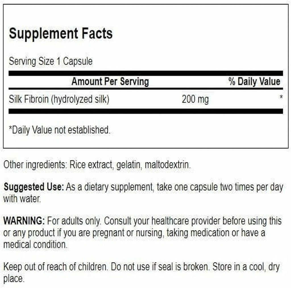 Swanson Neurosilk 200 mg 60 Cápsulas