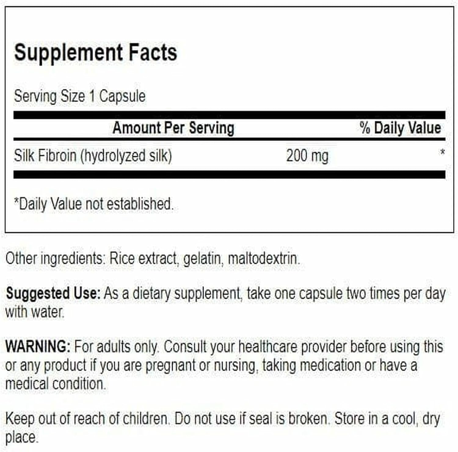 Swanson Neurosilk 200 mg 60 Cápsulas