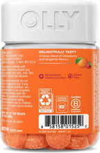OLLY Laser Focus Gummy - Gominolas para la Concentración con Ginseng, Alfa GPC y Vitaminas B - Sabor Bayas y Mandarina - 36 Gominolas