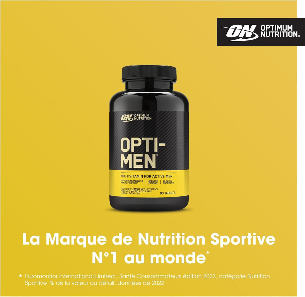 Optimum Nutrition Opti-Men Comprimidos Multivitamínicos, 90 comprimidos