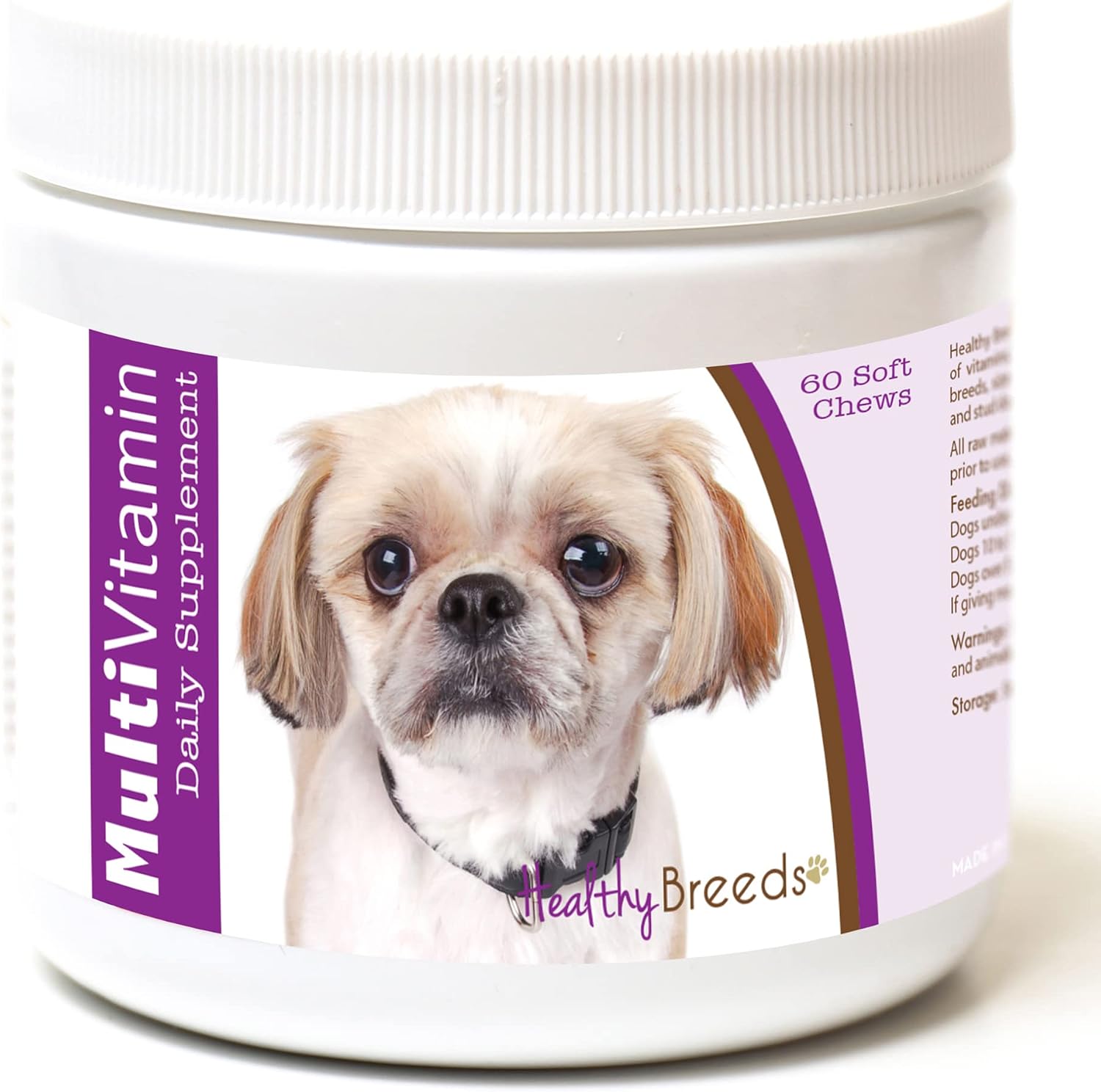 Healthy Breeds Peekapoo Multivitamínico Masticables Blandos 60 unidades