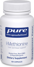 Pure Encapsulations L-Metionina | Suplemento de Aminoácido para Articulaciones, Hígado y Páncreas | 60 Cápsulas