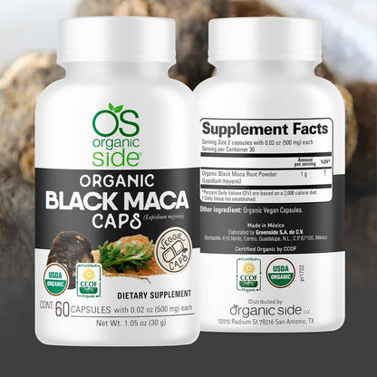 Maca Negra Orgánica 60 Cápsulas | Suplemento – Apto para veganos y vegetarianos – Image 5