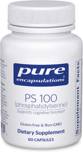 PS 100 - Phosphatidylserine - 60 Capsules - Pure Encapsulations
