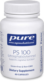 PS 100 - Phosphatidylserine - 60 Capsules - Pure Encapsulations