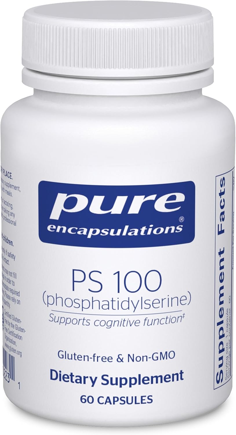 PS 100 - Phosphatidylserine - 60 Capsules - Pure Encapsulations