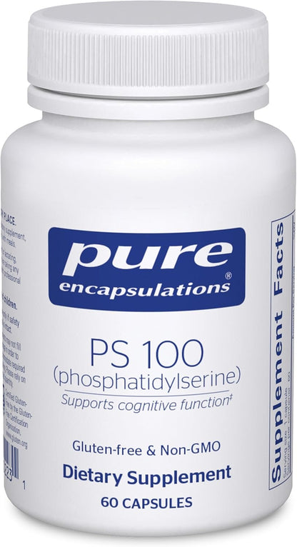 PS 100 - Fosfatidilserina - 60 Cápsulas - Pure Encapsulations – Image 1