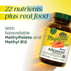 MegaFood Multivitamínico Avanzado para Hombres, 60 Comprimidos (30 Dosis)