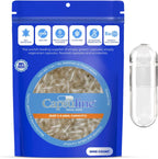 Capsuline Cápsulas Vacías de Gelatina Tamaño 1, Transparentes - 5000 Unidades | Sin Gluten, Kosher, Non-GMO | Cápsulas de Gelatina Bovina para Rellenar Suplementos
