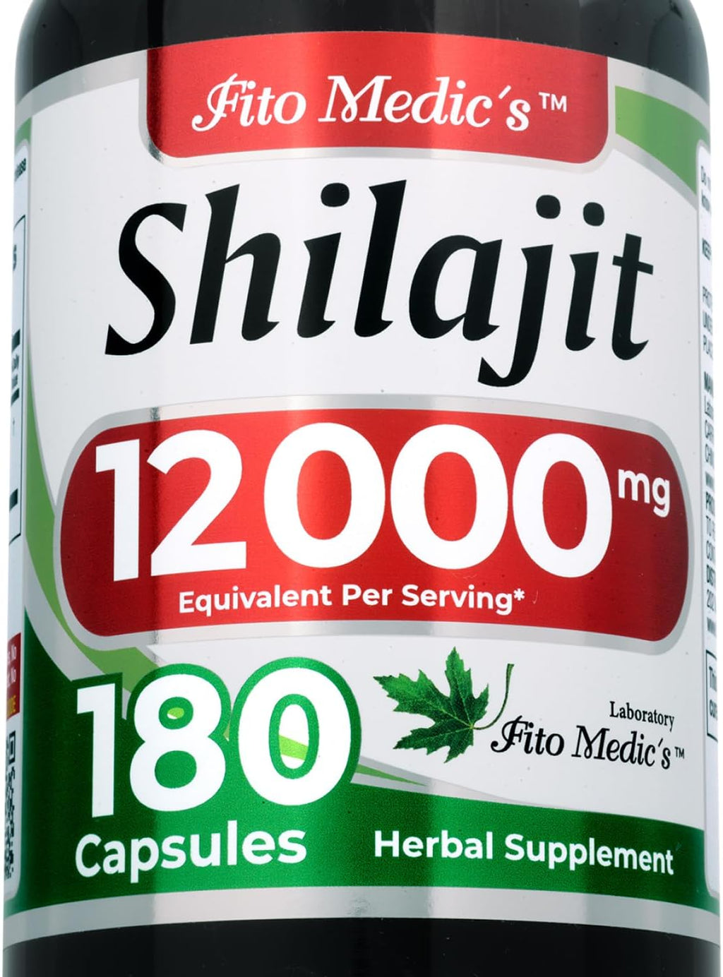 FITO MEDIC'S Lab | Shilajit | Cápsulas de Shilajit | 180 Cápsulas