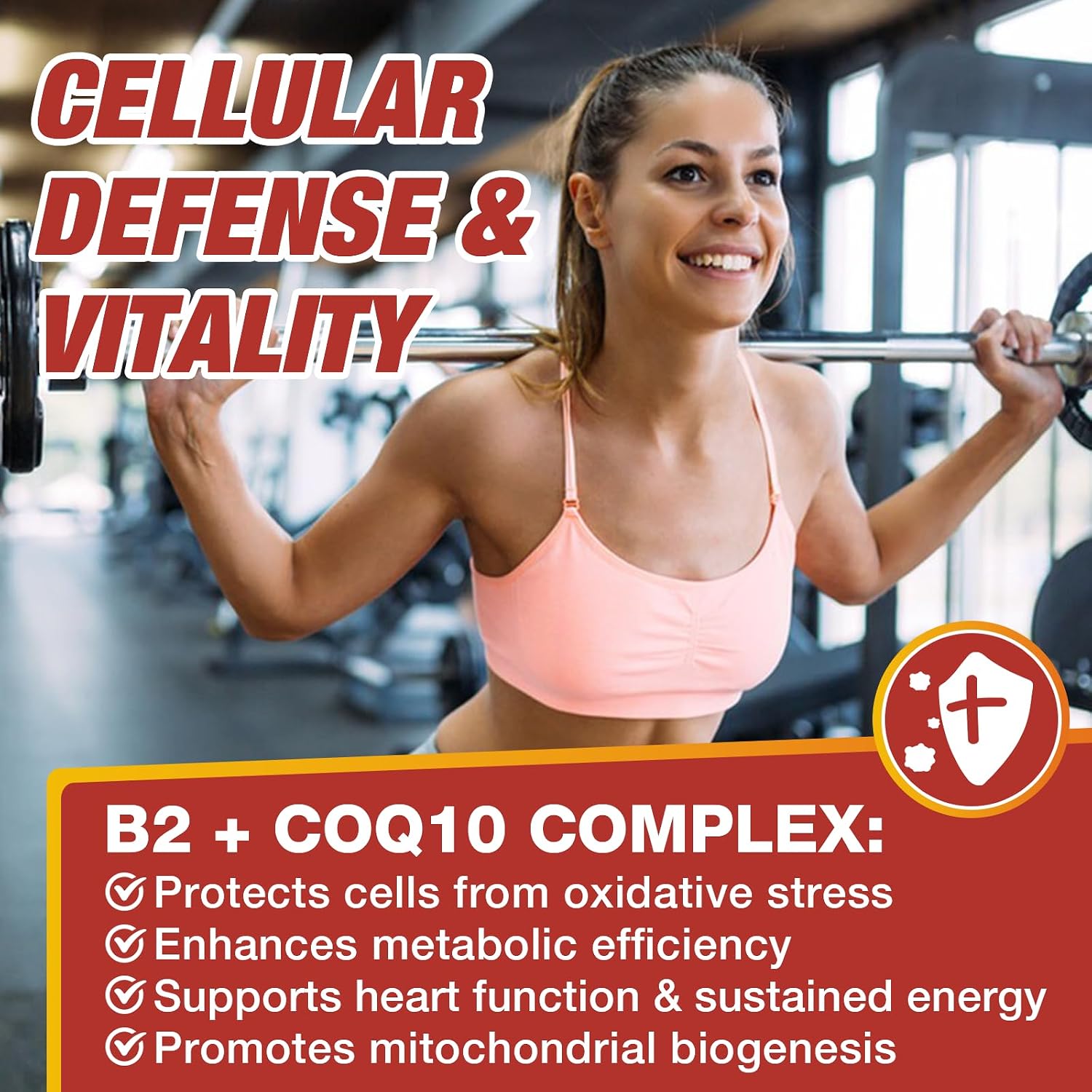 Gominolas de Vitamina B2 (Riboflavina) 400 mg – Sabor Fresa – Veganas – Sin Gluten – 60 Unidades